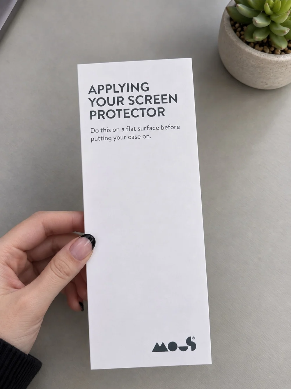 MOUS 2 Pack iPhone 16 tempered glass screen protector Open Box
